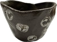 Пиала handmade by Tigris and Euphrates Коричневая глина с кругами 990264